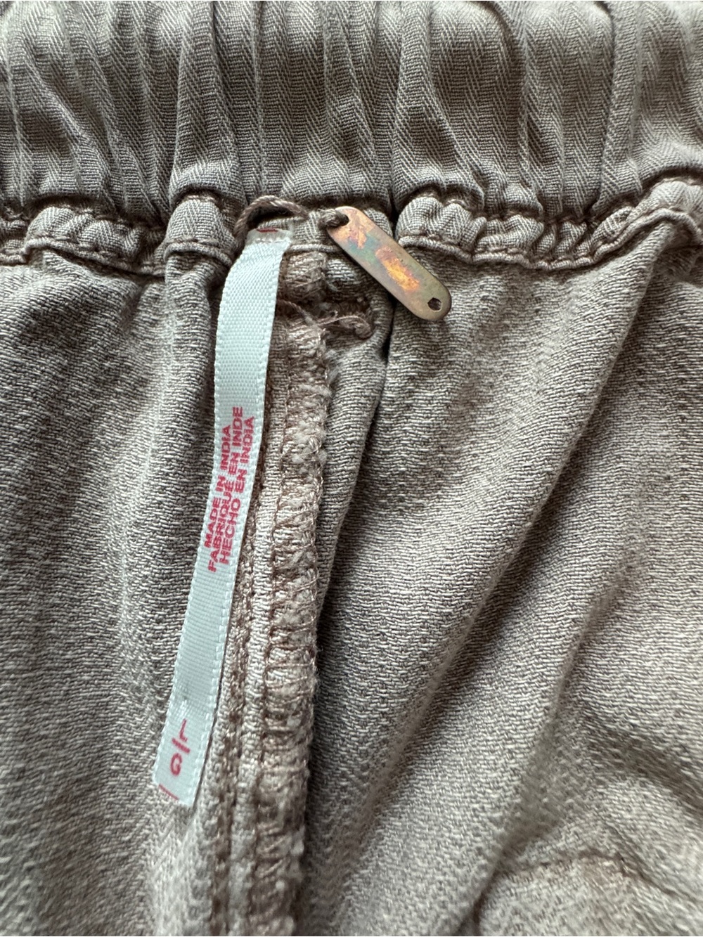 Free People Tahiti Pull-On Cargo Pants In Cashmere Size L - Picture 4 of 11